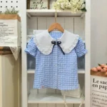 Áo sơ mi bé gái, áo somi trắng nữ học sinh cấp 1, cấp 2 - Ảnh 12